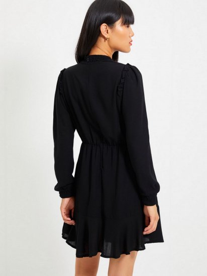 Платье мини Trendyol модель TWOAW22EL0504/Siyah — фото - INTERTOP