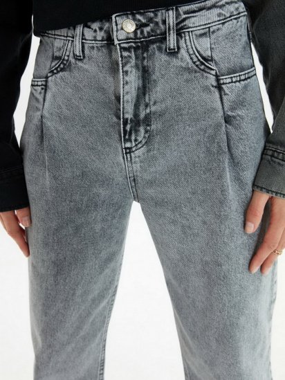 Широкі джинси Trendyol Wide Leg модель TWOAW22JE0007/Gri — фото 6 - INTERTOP