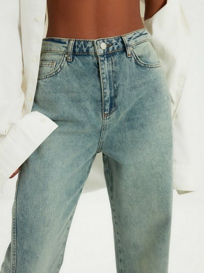 Широкие джинсы Trendyol Wide Leg модель TWOAW22JE0012/Mavi — фото 6 - INTERTOP