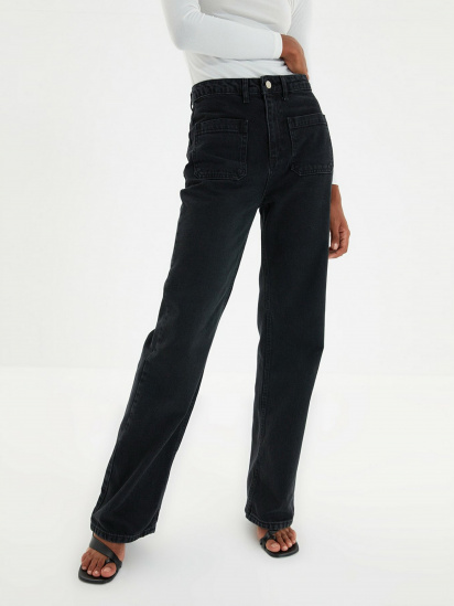 Широкі джинси Trendyol Wide Leg модель TWOAW22JE0104/Antrasit — фото - INTERTOP