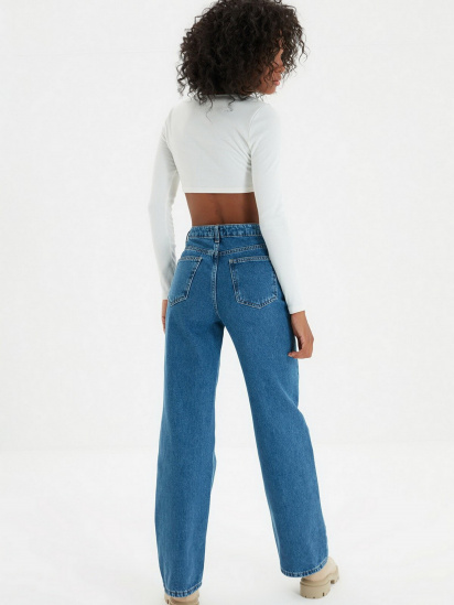 Широкие джинсы Trendyol Wide Leg модель TWOAW22JE0104/Mavi — фото - INTERTOP