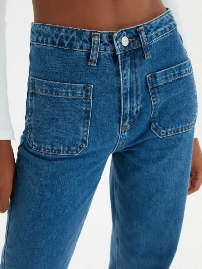 Широкие джинсы Trendyol Wide Leg модель TWOAW22JE0104/Mavi — фото 6 - INTERTOP