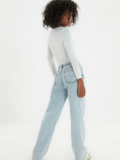 Широкие джинсы Trendyol Wide Leg модель TWOAW22JE0106/Mavi — фото - INTERTOP
