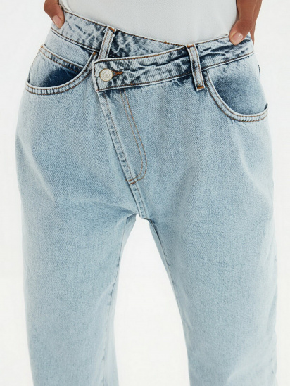 Широкие джинсы Trendyol Wide Leg модель TWOAW22JE0106/Mavi — фото 6 - INTERTOP
