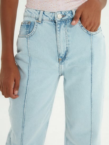 Широкі джинси Trendyol Wide Leg модель TWOAW22JE0112/Mavi — фото 5 - INTERTOP