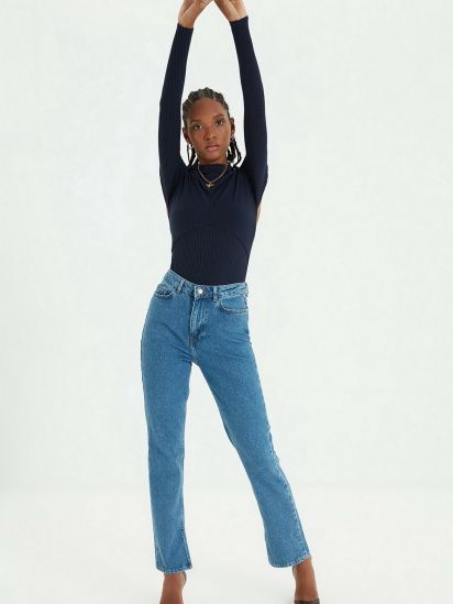 Прямые джинсы Trendyol Bootcut модель TWOAW22JE0122/Mavi — фото 3 - INTERTOP
