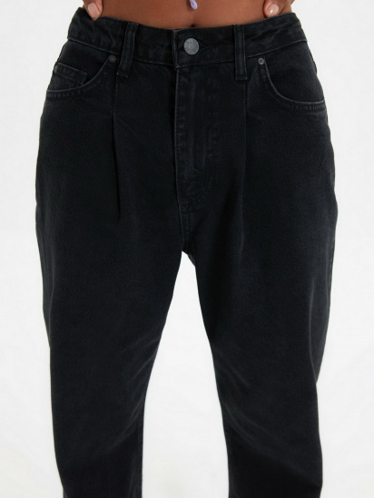 Широкие джинсы Trendyol Wide Leg модель TWOAW22JE0151/Siyah — фото 5 - INTERTOP