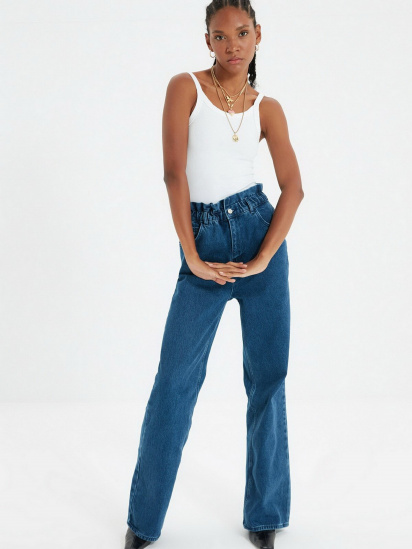 Широкі джинси Trendyol Wide Leg модель TWOAW22JE0184/Mavi — фото 3 - INTERTOP