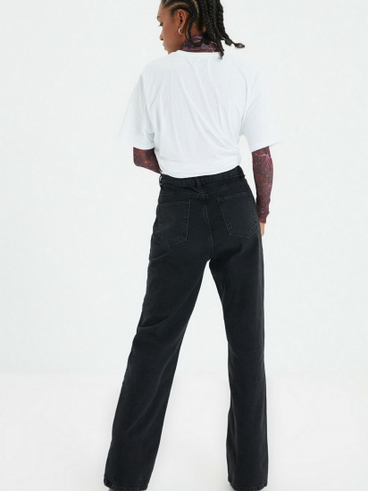 Широкі джинси Trendyol Wide Leg модель TWOAW22JE0239/Siyah — фото - INTERTOP