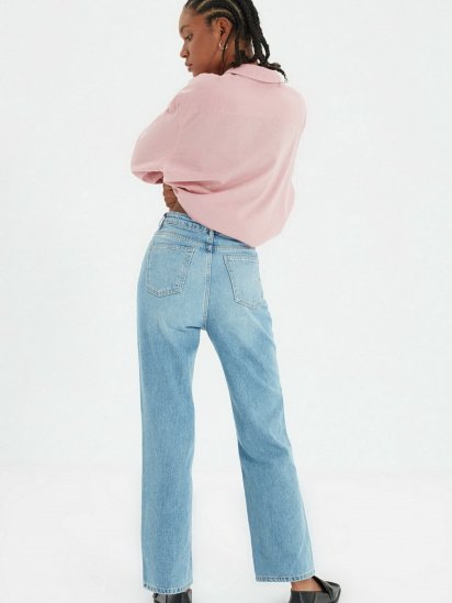 Широкі джинси Trendyol Wide Leg модель TWOAW22JE0249/Mavi — фото - INTERTOP