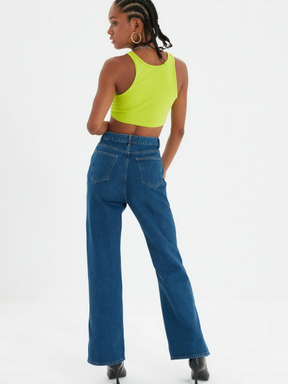 Широкі джинси Trendyol Wide Leg модель TWOAW22JE0263/Mavi — фото - INTERTOP