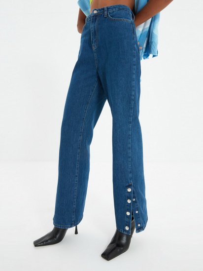 Широкі джинси Trendyol Wide Leg модель TWOAW22JE0263/Mavi — фото - INTERTOP