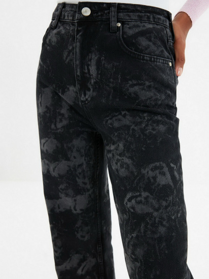 Прямі джинси Trendyol Wide Leg модель TWOAW22JE0274/Siyah — фото 5 - INTERTOP