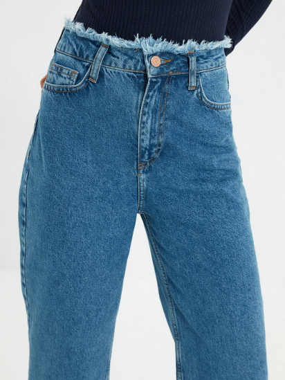 Широкие джинсы Trendyol Wide Leg модель TWOAW22JE0460/Mavi — фото 5 - INTERTOP