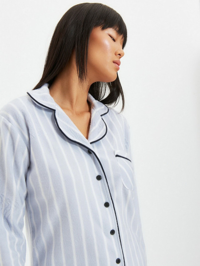 Пижама Trendyol модель THMAW22PT0360/Mavi — фото 4 - INTERTOP