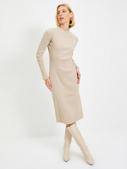 Сукня міді Trendyol модель TWOAW21EL0135/Vizon — фото - INTERTOP