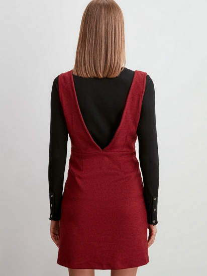 Платье мини Trendyol модель TWOAW20EL2099/Bordo — фото - INTERTOP