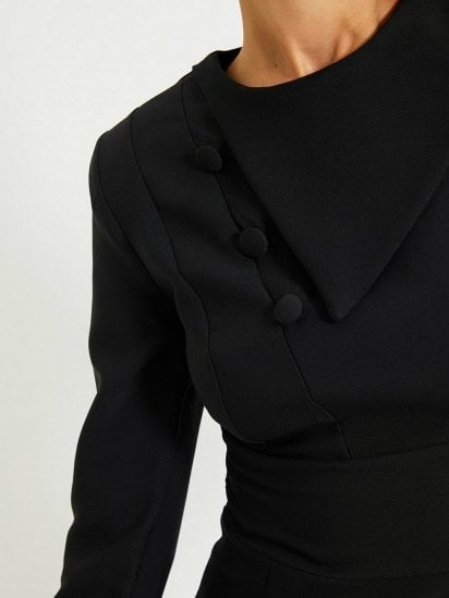 Сукня міні Trendyol модель TWOAW22EL0565/Siyah — фото 5 - INTERTOP