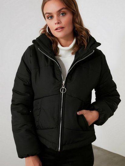 Зимняя куртка Trendyol модель TWOSS20MO0015/Siyah — фото 4 - INTERTOP