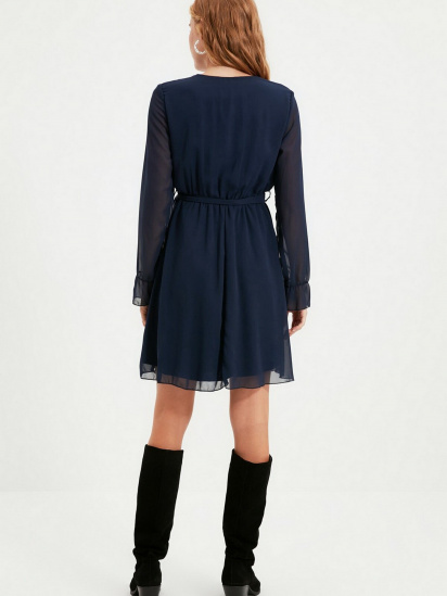 Платье мини Trendyol модель TWOAW20EL0789/Lacivert — фото - INTERTOP