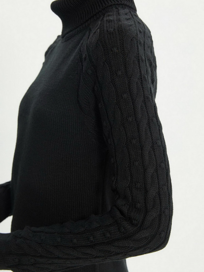 Сукня міді Trendyol модель TWOAW22EL0046/Siyah — фото 3 - INTERTOP