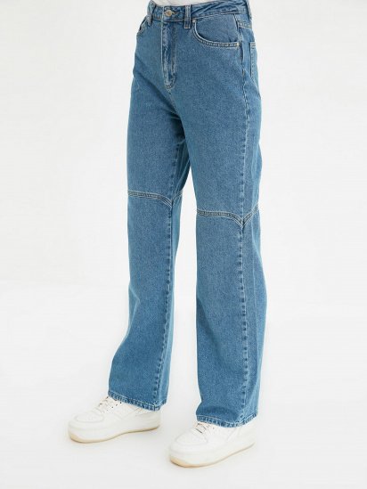 Широкі джинси Trendyol Wide Leg модель TWOAW22JE0830/Mavi — фото - INTERTOP