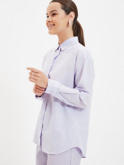 Блуза Trendyol модель TCTAW22UK0083/Lila — фото 5 - INTERTOP