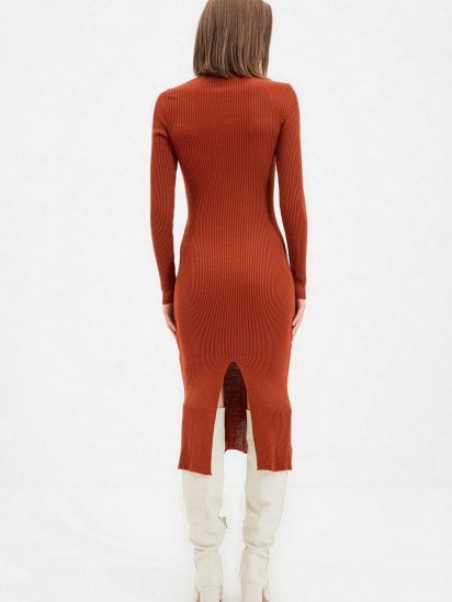 Сукня міді Trendyol модель TWOAW22EL0614/Kiremit — фото - INTERTOP
