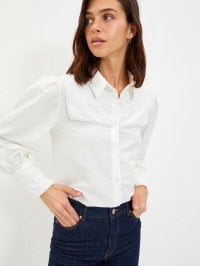 Молочный - Блуза Trendyol