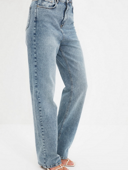 Прямі джинси Trendyol Wide Leg модель TWOAW22JE0907/Mavi — фото - INTERTOP
