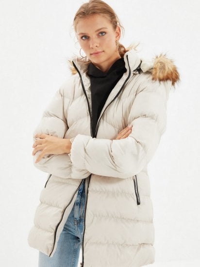 Зимова куртка Trendyol модель TWOAW22MO0574/Bej — фото 4 - INTERTOP