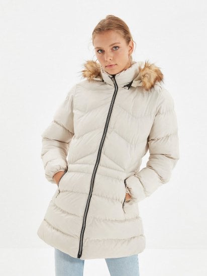 Зимова куртка Trendyol модель TWOAW22MO0574/Bej — фото - INTERTOP