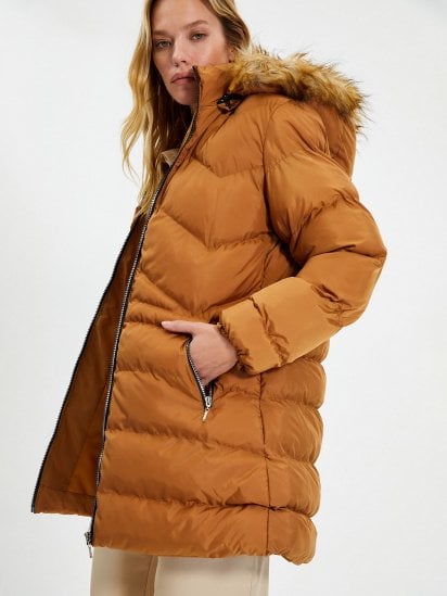 Зимняя куртка Trendyol модель TWOAW22MO0574/Camel — фото 3 - INTERTOP