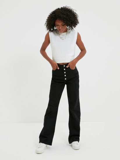 Широкі джинси Trendyol Wide Leg модель TWOAW22JE1372/Siyah — фото 3 - INTERTOP