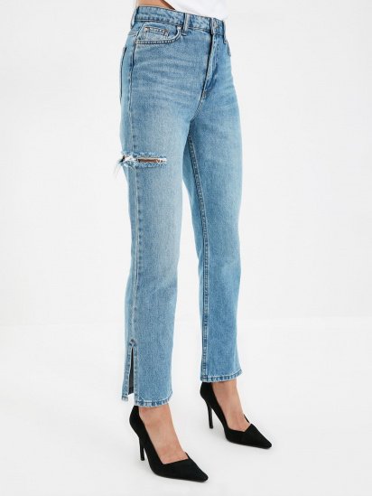 Прямые джинсы Trendyol Bootcut модель TWOAW22JE0590/Mavi — фото 4 - INTERTOP