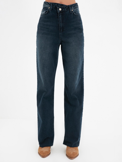 Широкие джинсы Trendyol Wide Leg модель TWOAW22JE0944/Indigo — фото 4 - INTERTOP