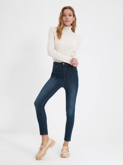 Скинни джинсы Trendyol Skinny модель TWOAW22JE1251/Lacivert — фото 3 - INTERTOP