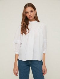 Белый - Блуза Trendyol