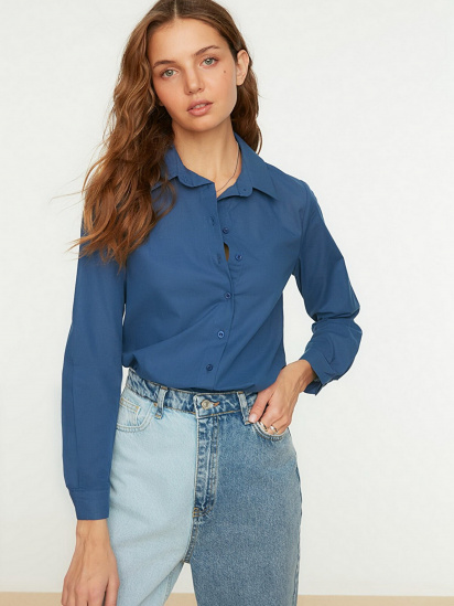 Блуза Trendyol модель TWOSS22GO0072/Mavi — фото - INTERTOP