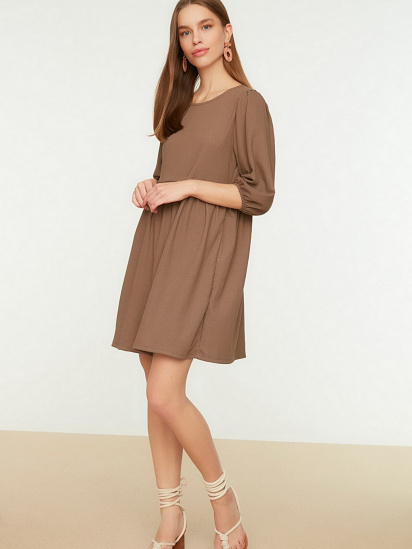 Платье мини Trendyol модель TWOSS22EL0831/Vizon — фото - INTERTOP