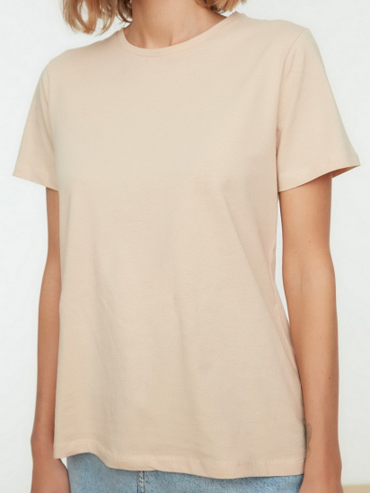 Набор футболок Trendyol модель TWOSS20TS0141/Kahverengi-Bej — фото 3 - INTERTOP
