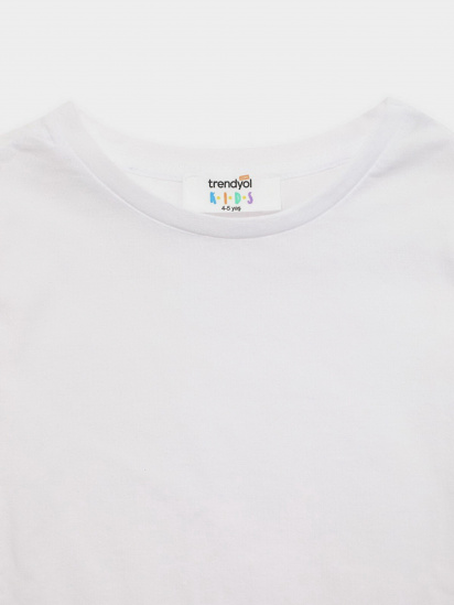 Набір футболок Trendyol модель TKDSS22TS0611/Beyaz-Lila — фото 4 - INTERTOP