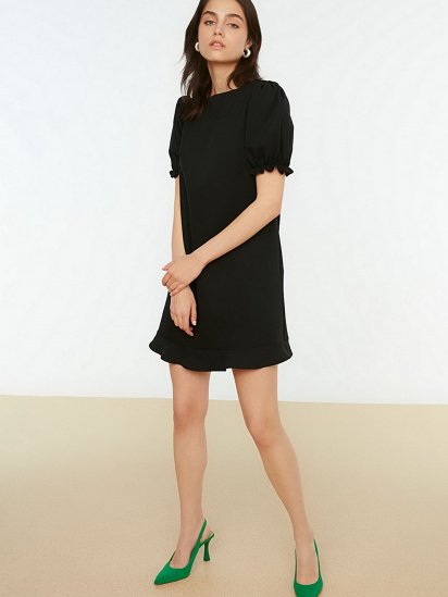 Платье мини Trendyol модель TWOSS22EL0863/Siyah — фото 3 - INTERTOP