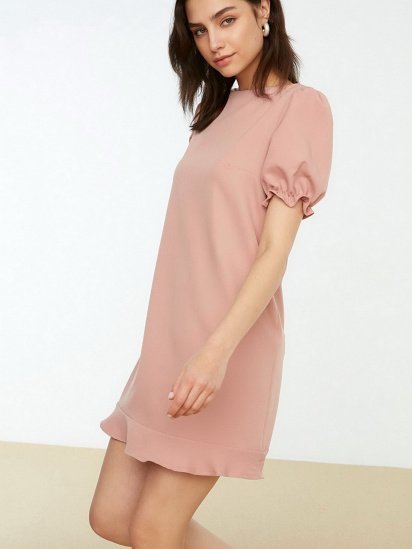 Платье мини Trendyol модель TWOSS22EL0863/Gul Kurusu — фото - INTERTOP
