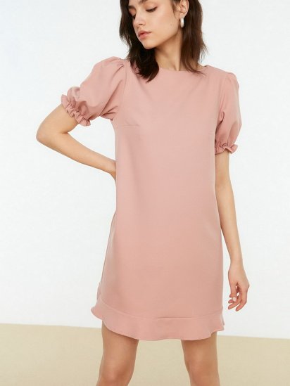 Платье мини Trendyol модель TWOSS22EL0863/Gul Kurusu — фото 4 - INTERTOP