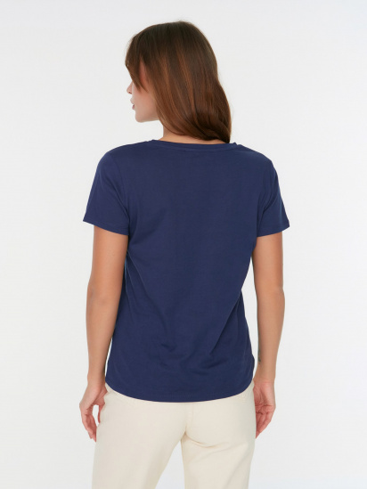 Набір футболок Trendyol модель TWOSS20TS0142/Lacivert-Lila — фото 3 - INTERTOP