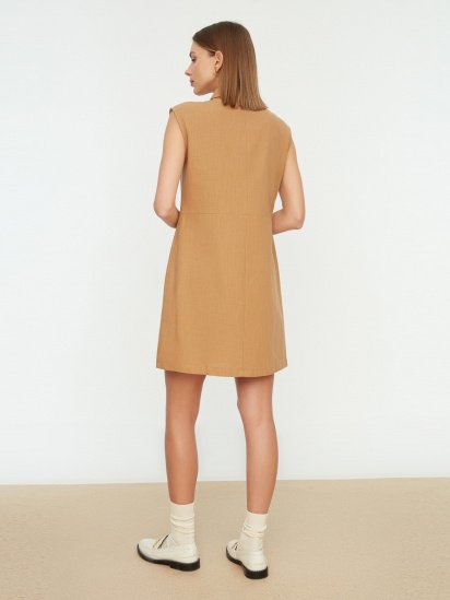 Платье мини Trendyol модель TWOSS22EL1068/Camel — фото - INTERTOP