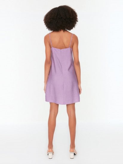 Платье мини Trendyol модель TWOSS22EL1808/Lila — фото - INTERTOP