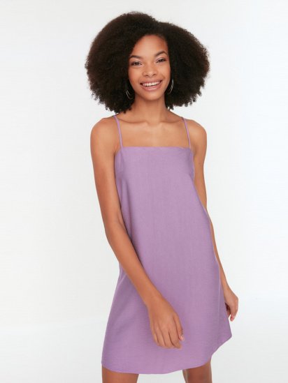 Платье мини Trendyol модель TWOSS22EL1808/Lila — фото 3 - INTERTOP
