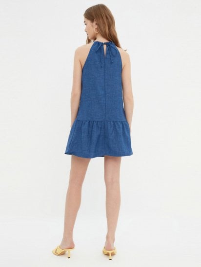 Платье мини Trendyol модель TWOSS22EL2446/Lacivert — фото - INTERTOP